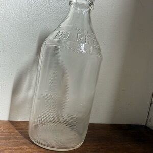 1960’s Orange peel glass bottle